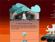 Tablet Screenshot of la-chatterie-du-velours-cremolan.com